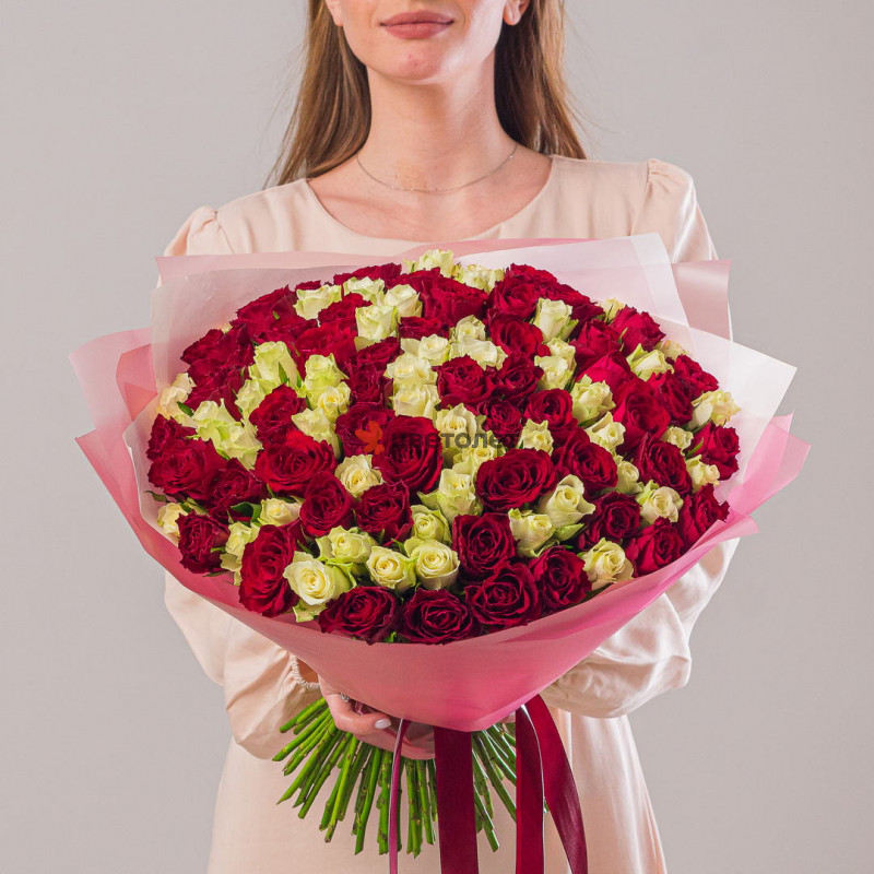 101 роза 40 см