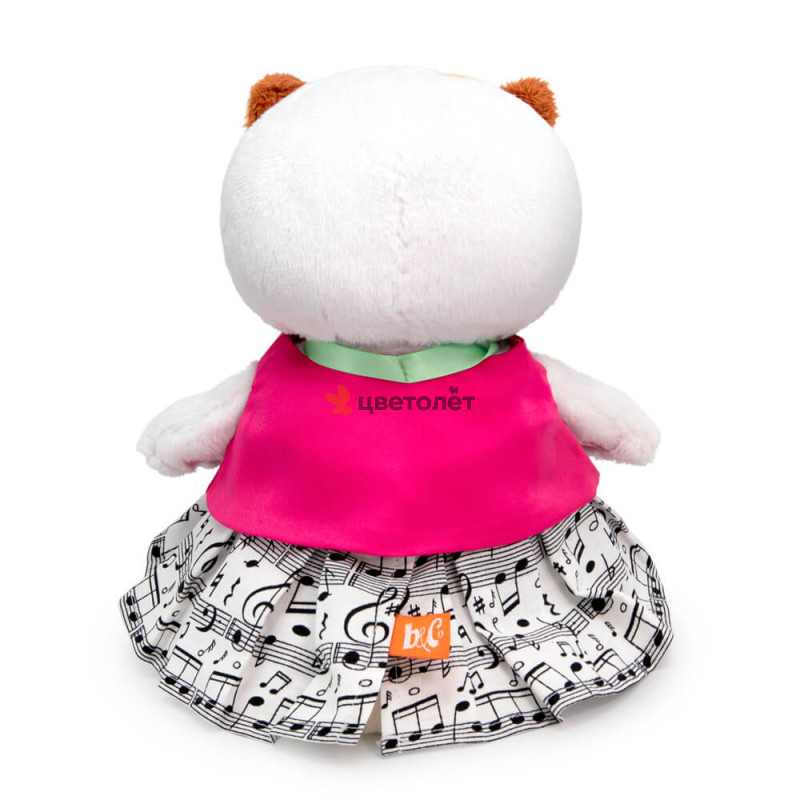 Ли-Ли Бэйби в юбке и малиновом жилете